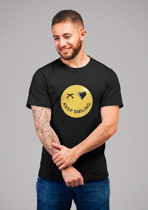 Smiley Black T-shirt